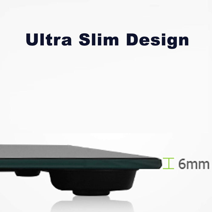 Sansui Digital Personal Human Body Weighing Scale, Bathroom Weight Machine (150 kg, Black)